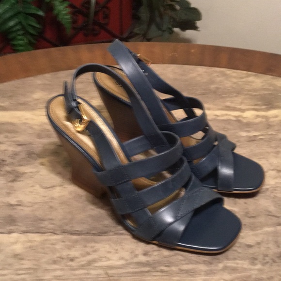 Franco Sarto Leather Sandals - Picture 4 of 6